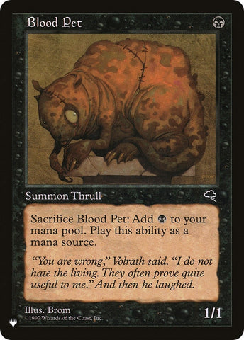 Image for Blood Pet [The List Reprints]