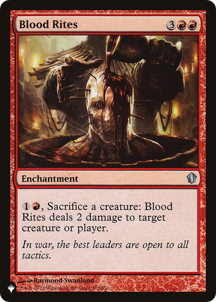 Image for Blood Rites (101) [The List Reprints]