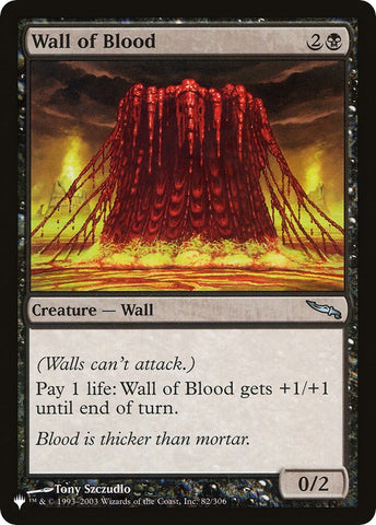 Image for Wall of Blood (82) [The List Reprints]