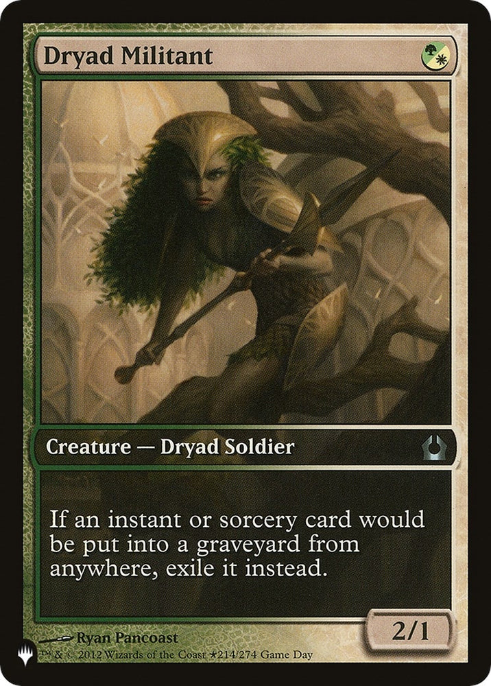 Image for Dryad Militant (214) [The List Reprints]