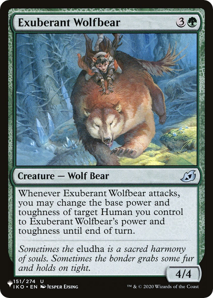 Image for Exuberant Wolfbear (151) [The List Reprints]