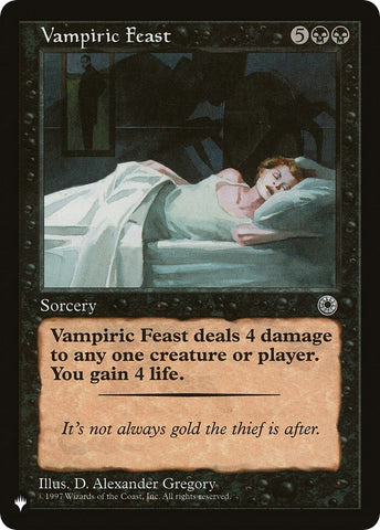 Image for Vampiric Feast (114) [The List Reprints]