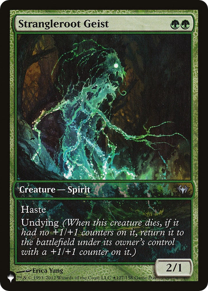 Image for Strangleroot Geist (Game Day Promo) (127) [The List Reprints]
