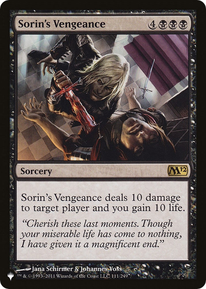 Image for Sorin's Vengeance (111) [The List Reprints]