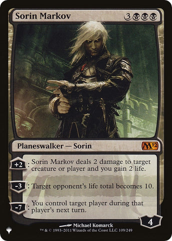 Image for Sorin Markov (M12) (109) [The List Reprints]