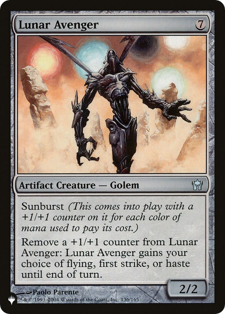 Image for Lunar Avenger (136) [The List Reprints]