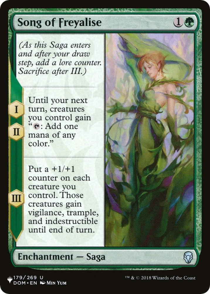 Image for Song of Freyalise (179) [The List Reprints]