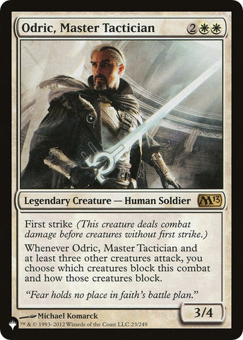 Image for Odric, Master Tactician (23) [The List Reprints]