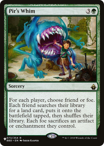 Image for Pir's Whim (73) [The List Reprints]