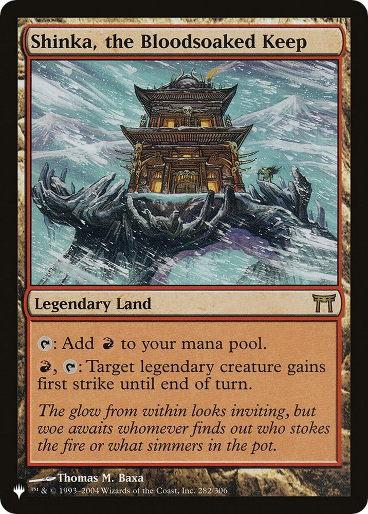 Image for Shinka, the Bloodsoaked Keep (282) [The List Reprints]