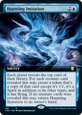 Image for Haunting Imitation (Extended Art) (51) [Commander: Innistrad: Crimson Vow]