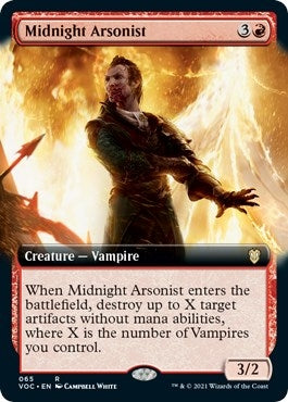 Image for Midnight Arsonist (Extended Art) (65) [Commander: Innistrad: Crimson Vow]