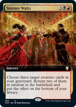 Image for Sinister Waltz (Extended Art) (68) [Commander: Innistrad: Crimson Vow]