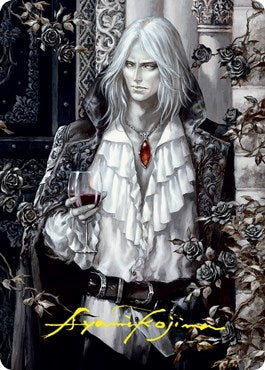 Image for Sorin the Mirthless (2/81) Art Card (Gold-Stamped Signature) (2) [Art Series: Innistrad: Crimson Vow]