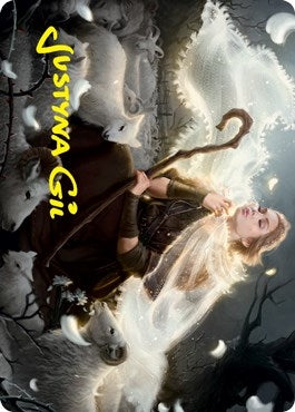 Image for Ancestor's Embrace Art Card (Gold-Stamped Signature) (4) [Art Series: Innistrad: Crimson Vow]
