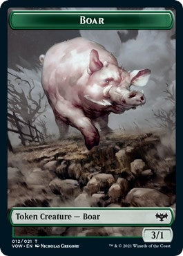 Image for Boar Token (12) [Innistrad: Crimson Vow]