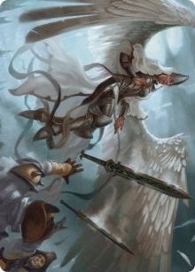 Image for Angelic Quartermaster Art Card (5) [Art Series: Innistrad: Crimson Vow]