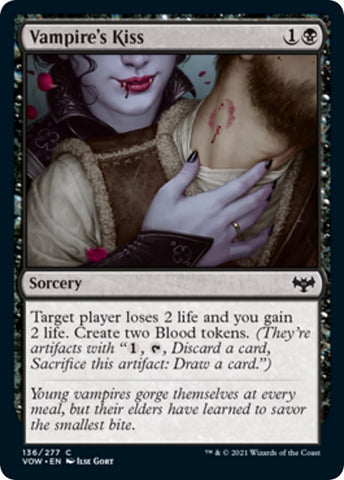Image for Vampire's Kiss (136) [Innistrad: Crimson Vow]