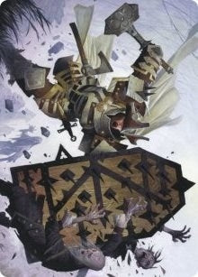 Image for Estwald Shieldbasher Art Card (9) [Art Series: Innistrad: Crimson Vow]