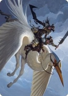 Image for Gryffwing Cavalry Art Card (11) [Art Series: Innistrad: Crimson Vow]