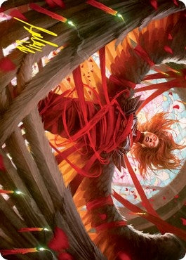 Image for Sigarda's Imprisonment Art Card (Gold-Stamped Signature) (16) [Art Series: Innistrad: Crimson Vow]