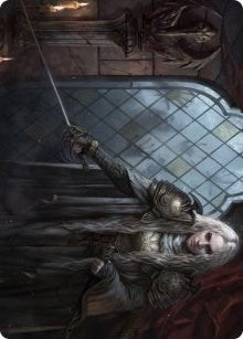 Image for Thalia, Guardian of Thraben Art Card (18) [Art Series: Innistrad: Crimson Vow]