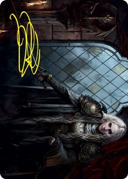 Image for Thalia, Guardian of Thraben Art Card (Gold-Stamped Signature) (18) [Art Series: Innistrad: Crimson Vow]