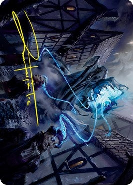 Image for Dreamshackle Geist Art Card (Gold-Stamped Signature) (22) [Art Series: Innistrad: Crimson Vow]