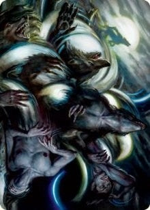 Image for Lunar Rejection Art Card (23) [Art Series: Innistrad: Crimson Vow]