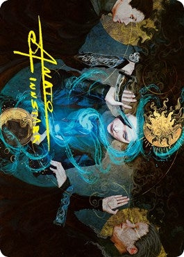 Image for Witness the Future Art Card (Gold-Stamped Signature) (27) [Art Series: Innistrad: Crimson Vow]