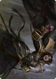 Image for Bloodcrazed Socialite Art Card (28) [Art Series: Innistrad: Crimson Vow]