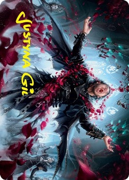 Image for Bloodsoaked Reveler Art Card (Gold-Stamped Signature) (29) [Art Series: Innistrad: Crimson Vow]