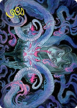 Image for Demonic Bargain Art Card (Gold-Stamped Signature) (30) [Art Series: Innistrad: Crimson Vow]