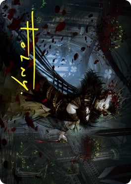 Image for Falkenrath Forebear Art Card (Gold-Stamped Signature) (33) [Art Series: Innistrad: Crimson Vow]