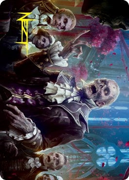 Image for Undead Butler Art Card (Gold-Stamped Signature) (37) [Art Series: Innistrad: Crimson Vow]