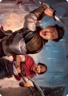 Image for Daybreak Combatants Art Card (42) [Art Series: Innistrad: Crimson Vow]