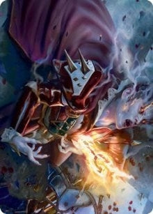 Image for Flame-Blessed Bolt Art Card (44) [Art Series: Innistrad: Crimson Vow]