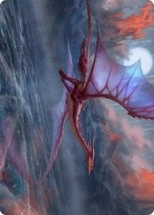 Image for Manaform Hellkite Art Card (46) [Art Series: Innistrad: Crimson Vow]