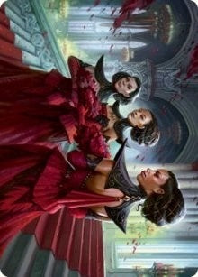 Image for Olivia's Attendants Art Card (47) [Art Series: Innistrad: Crimson Vow]