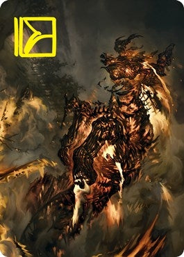 Image for Pyre Spawn Art Card (Gold-Stamped Signature) (48) [Art Series: Innistrad: Crimson Vow]