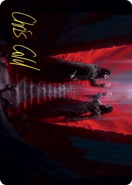 Image for Vampires' Vengeance Art Card (Gold-Stamped Signature) (49) [Art Series: Innistrad: Crimson Vow]