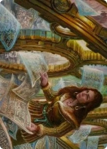 Cartographer's Survey Art Card (51) [Art Series: Innistrad: Crimson Vow]