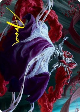 Image for Olivia, Crimson Bride Art Card (Gold-Stamped Signature) (65) [Art Series: Innistrad: Crimson Vow]