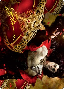 Image for Bloodvial Purveyor Art Card (Gold-Stamped Signature) (72) [Art Series: Innistrad: Crimson Vow]
