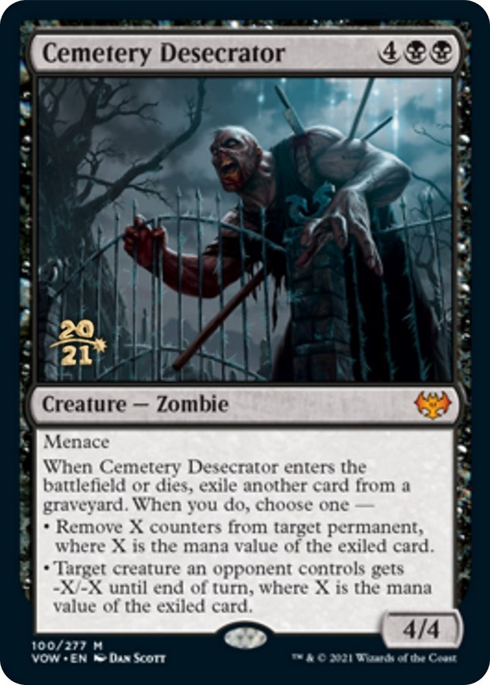 Image for Cemetery Desecrator (100) [Prerelease Cards]