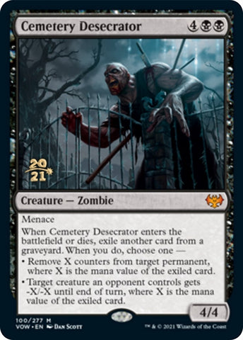 Image for Cemetery Desecrator (100) [Prerelease Cards]