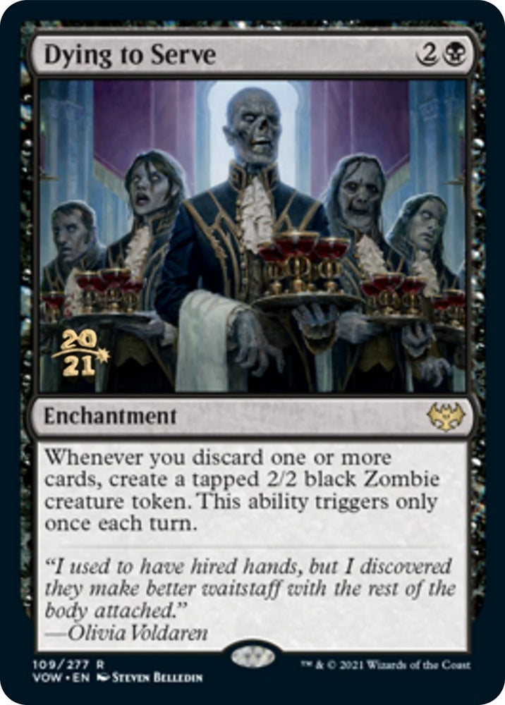 Image for Dying to Serve (109) [Prerelease Cards]