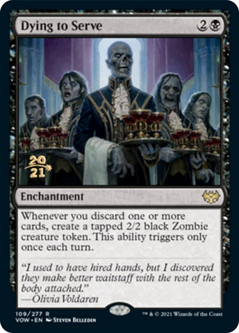 Image for Dying to Serve (109) [Prerelease Cards]