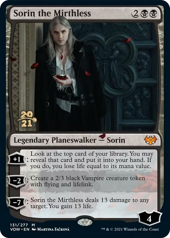 Image for Sorin the Mirthless (131) - Magic: The Gathering