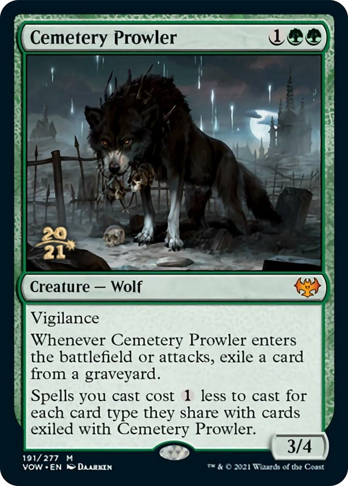 Image for Cemetery Prowler (191) [Prerelease Cards]